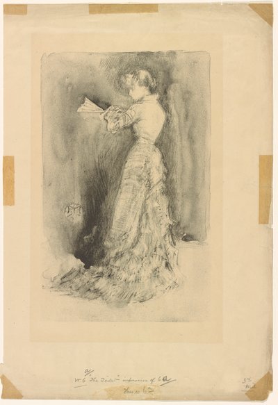 Toilettet, 1878. af James Abbott McNeill Whistler