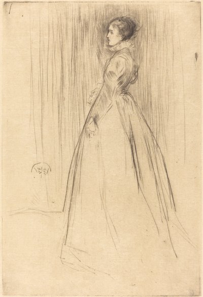 Fløjlskjole, 1873. af James Abbott McNeill Whistler