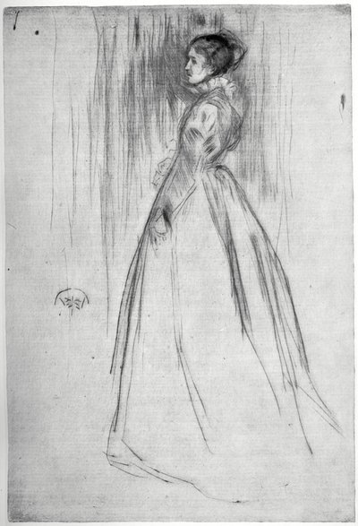 Fløjlskjole, 1873 1904. af James Abbott McNeill Whistler