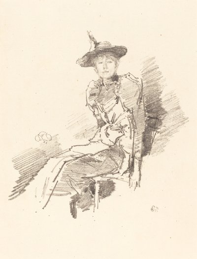 Den bevingede hat, 1890. af James Abbott McNeill Whistler