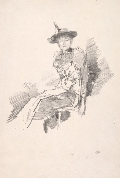Den bevingede hat, 1890. af James Abbott McNeill Whistler