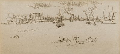 Tilbury, 1887. af James Abbott McNeill Whistler