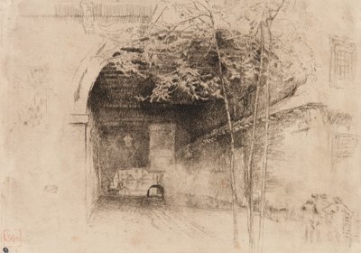 Færge, 1879-1880. af James Abbott McNeill Whistler