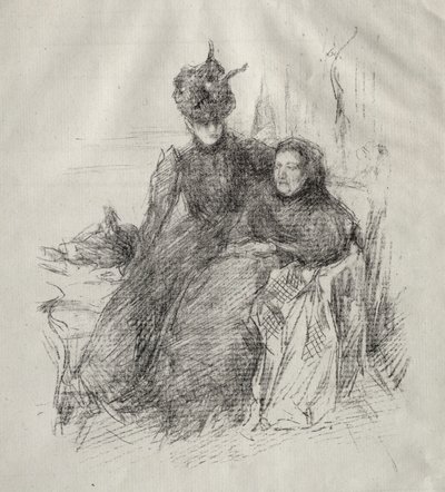 To kvinder. af James Abbott McNeill Whistler