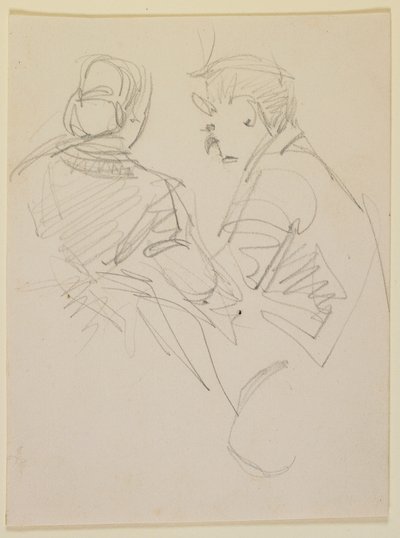 To figurer, 1858. af James Abbott McNeill Whistler