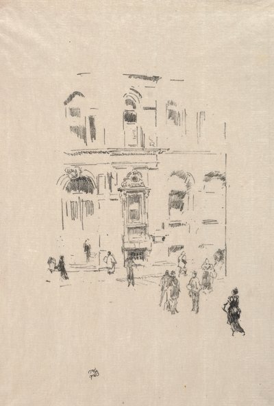 Victory Club, 1879. af James Abbott McNeill Whistler