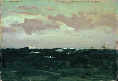 Violet and Blue: Among the Rollers, ca. 1893 (olie på panel) af James Abbott McNeill Whistler