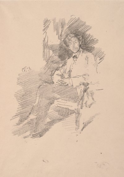 Walter Sickert, 1895. af James Abbott McNeill Whistler