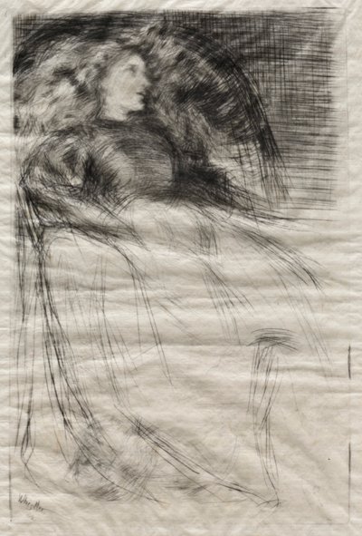 Trætte, 1863. af James Abbott McNeill Whistler