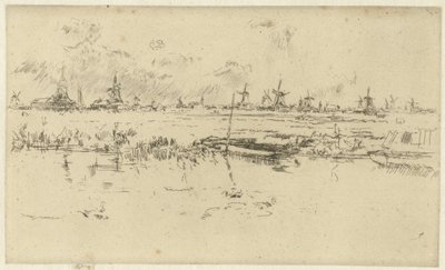 Zaandam af James Abbott McNeill Whistler