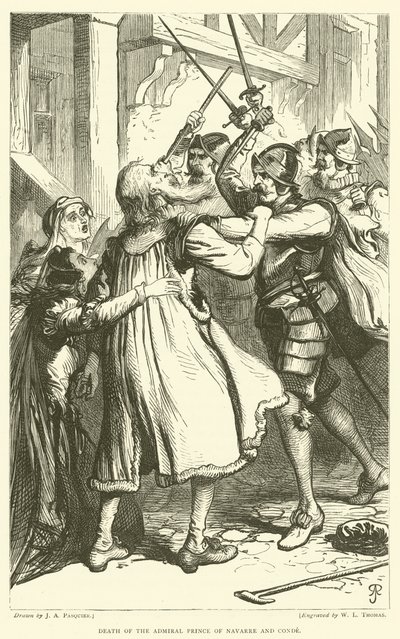 Admiralprinsen af Navarra og Condés død af James Abbott Pasquier