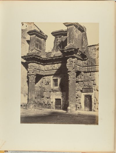 Minervas tempel i Nervas Forum af James Anderson