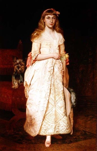 Rose: Portræt af Miss Rose Fenwick af James Archer