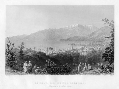 Beirut, den gamle trolovelse, Syrien, 1841. af James B. Allen