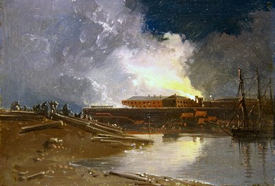 Bristol brænding af James Baker Pyne