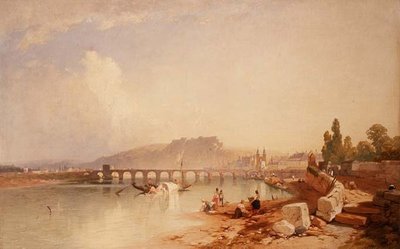 Coblenz og Ehrenbreitstein af James Baker Pyne