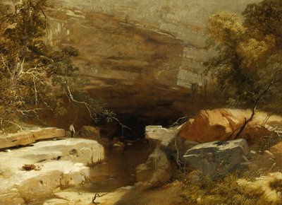 Landskab, Porth-yr-hulen, Vale of Neath af James Baker Pyne