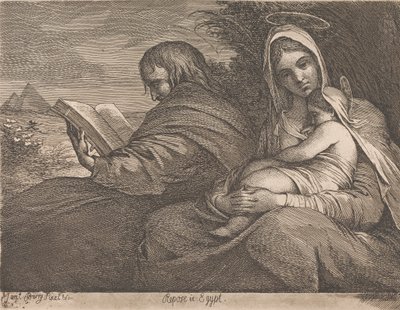 Hvil i Egypten af James Barry