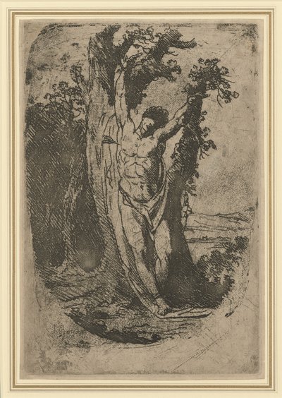 Sankt Sebastian, ca. 1776 (blødgrundsradering med roulettearbejde og bid) af James Barry