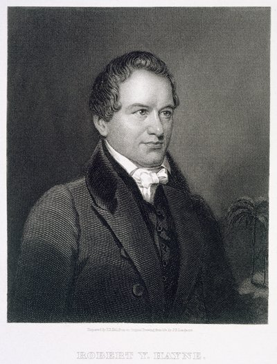 Robert Young Hayne (1791-1841) graveret af Henry Bryan Hall (1808-84) af James Barton Longacre