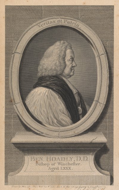 Benjamin Hoadly, biskop af Winchester af James Basire
