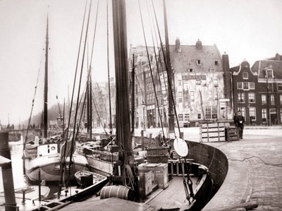 Kanalbåde, Rotterdam, 1898. af James Batkin