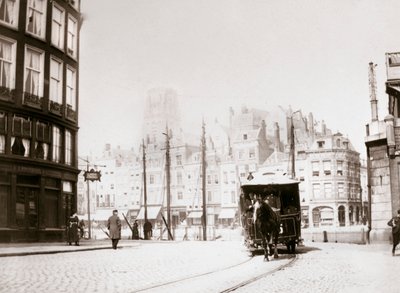 Hestetrukket sporvogn, Rotterdam, 1898. af James Batkin
