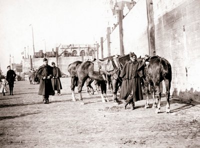 Ryttere, Antwerpen, 1898. af James Batkin