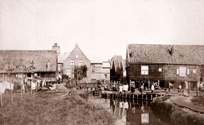 Marken Island, Holland, 1898. af James Batkin