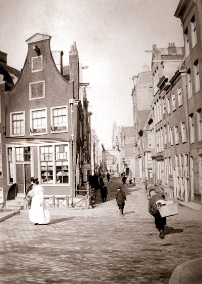 Gadebillede, Rotterdam, 1898. af James Batkin