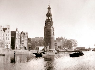 Montelbaanstoren, Amsterdam, 1898. af James Batkin