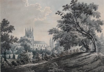 Croydon Church fra Duppas Hill Terrace, 1925 af James Bourne