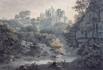 Hawthornden Castle nær Edinburgh af James Bourne