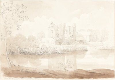 Castle Rheban ved floden Barrow, Athy af James Bulwer