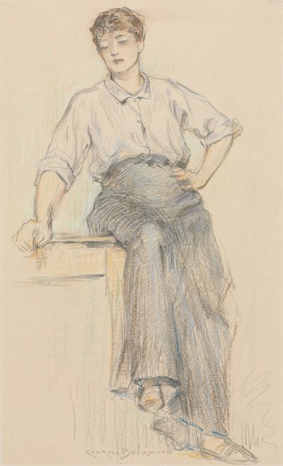 Toileren. af James Carroll Beckwith