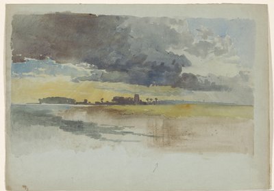 Udsigt over Gillingham Church, Kent af James Chisholm Gooden