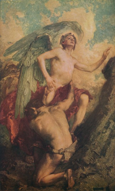 The Soul and Evil, slutningen af det 19.-begyndelsen af det 20. århundrede, 1914. af James Clark
