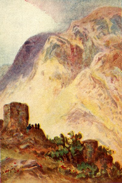 Ebal-bjerget og Gerizim-bjerget - Johannes iv. 20, c1924. Skaber: James Clark, Henry A Harper. af James Clark and Henry A Harper