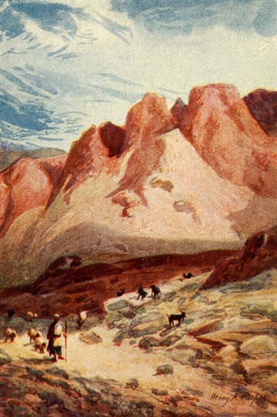 Sinai Bjerg - Apostelgerninger vii 38, c1924. Skaber: James Clark, Henry A Harper. af James Clark and Henry A Harper
