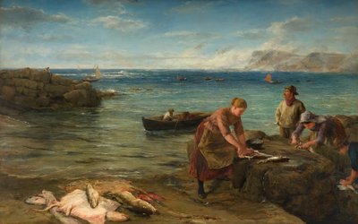 Breakfasts For The Porth, 1907. af James Clarke Hook