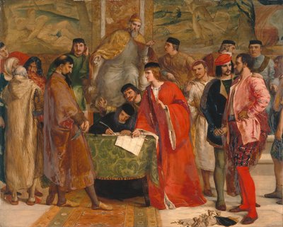 Shylocks nederlag af James Clarke Hook