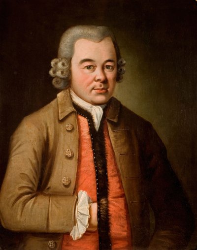 Portræt af Christopher Fuller d.1786, 1750-1780. af James Coleman