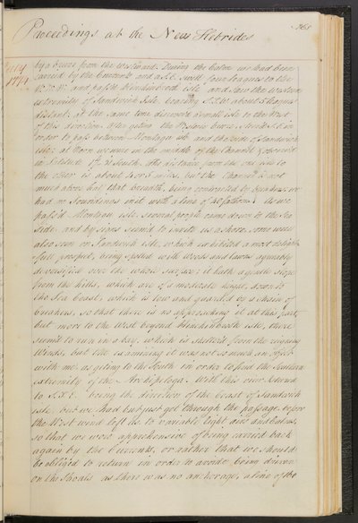 Dagbog om kaptajn Cooks jordomrejse i HMS 