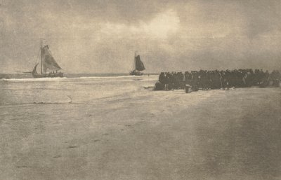 Kameraarbejde: On a Dutch Shore, 1904. af James Craig Annan