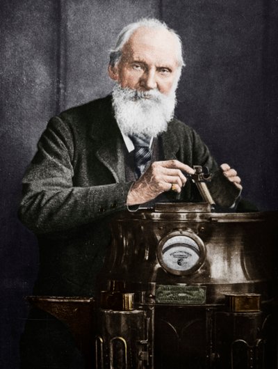 Lord Kelvin, skotsk matematiker og fysiker, med sit kompas, 1902 af James Craig Annan