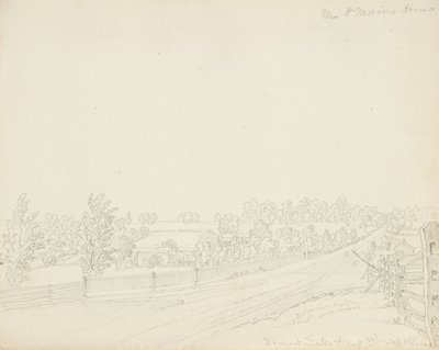 Mr. W. Mains House, Derwent Lake af James David Smillie