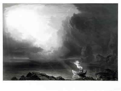 Livsrejsen — Alderdom, ca. 1855 (gravering) af James David Smillie