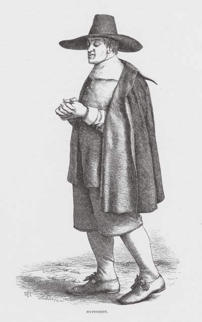 Hykleri (gravering) af James Dawson Watson