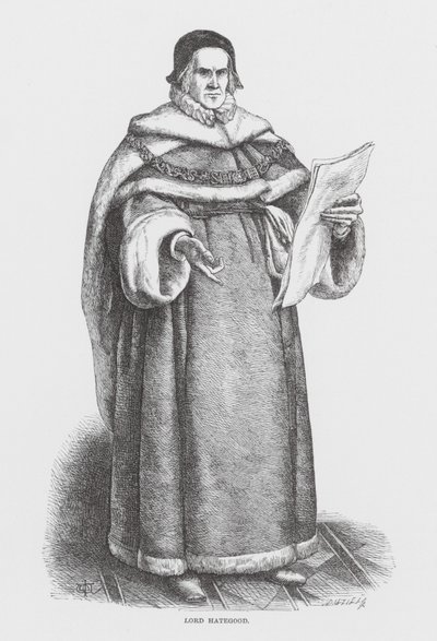 Lord Hategood (kobberstik) af James Dawson Watson