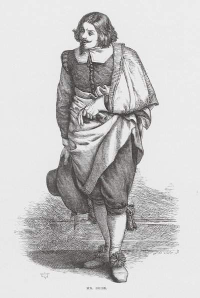 Mr Brisk (engraving) af James Dawson Watson
